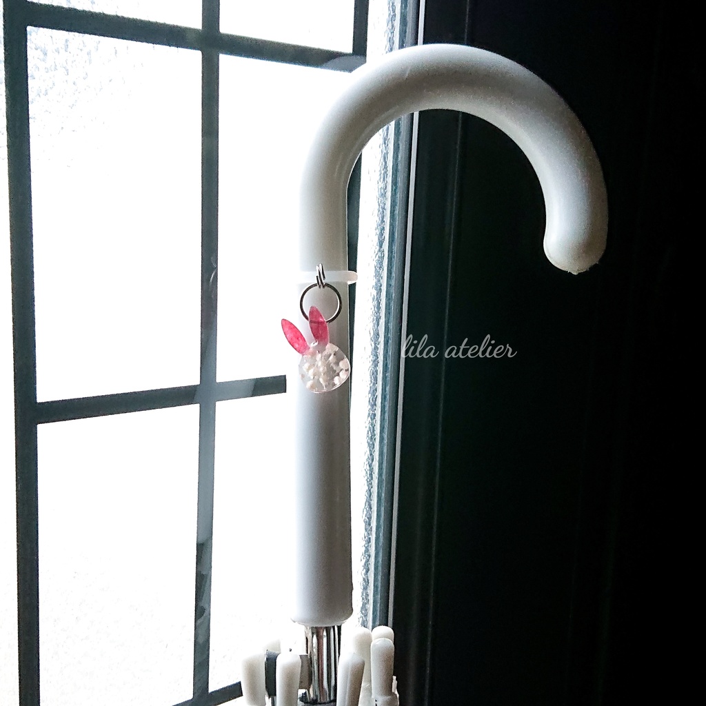 彩りかすみウサギ【紅】マルチマーカー(金属アレルギー対応)