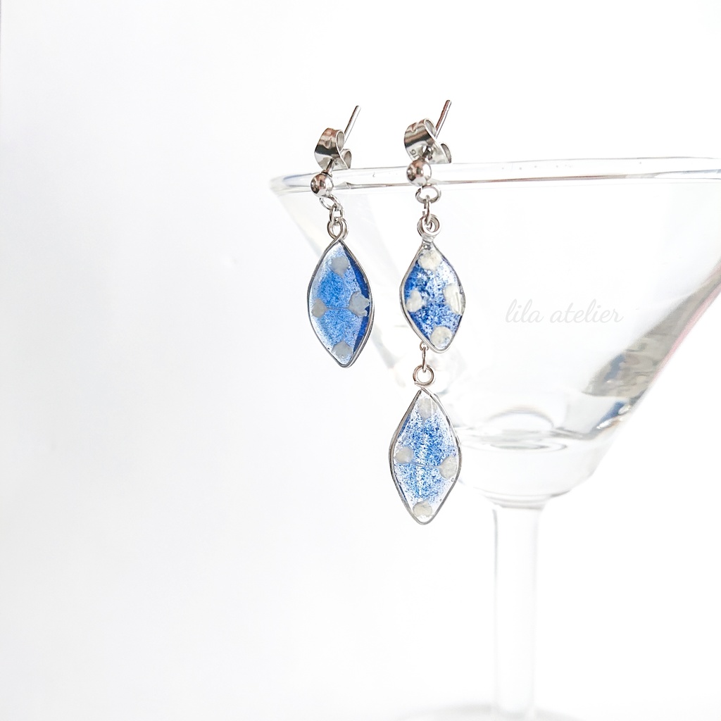 かすみ双葉【夜空】ピアス/イヤリング(金属アレルギー対応)