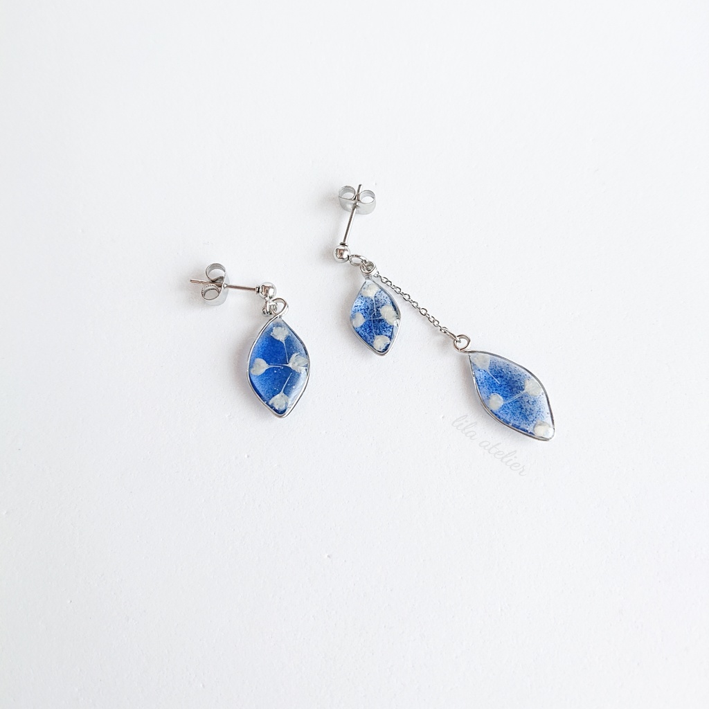 かすみ双葉【夜空】ピアス/イヤリング(金属アレルギー対応)