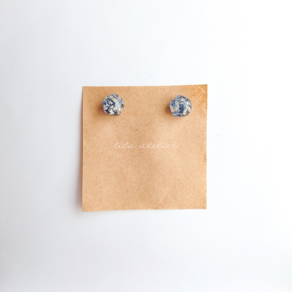 かすみ水中花【夜空】マグネット(2個セット)