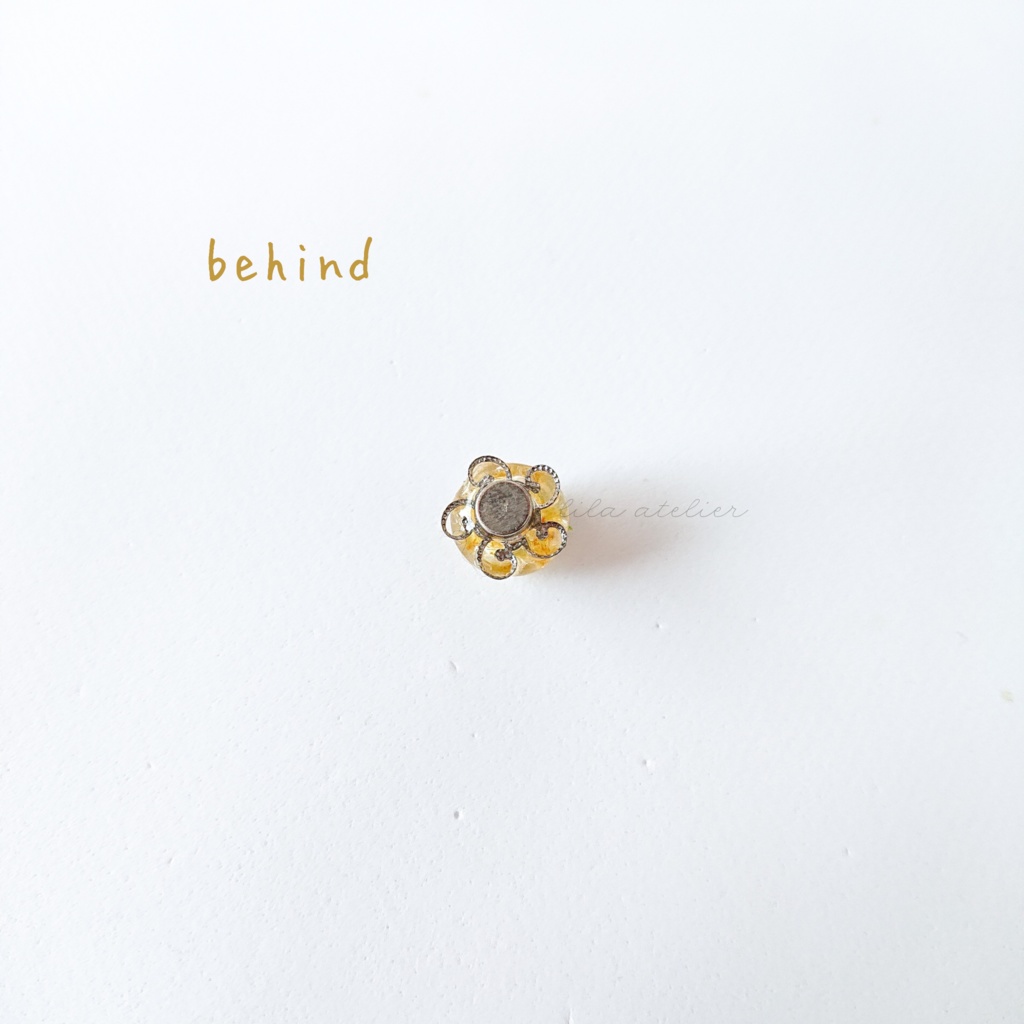 かすみ水中花【秋】マグネット(2個セット)