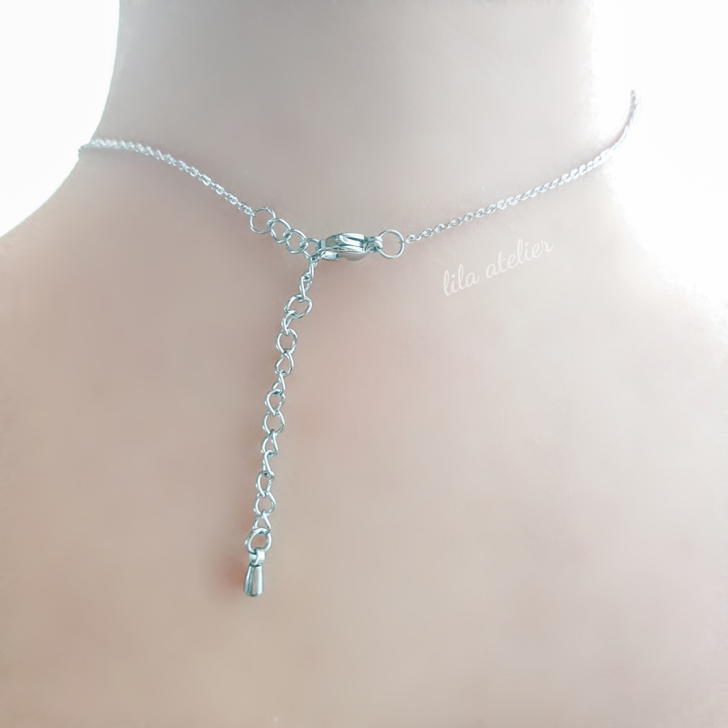 かすみ珠【秋】ペンダント(金属アレルギー対応)