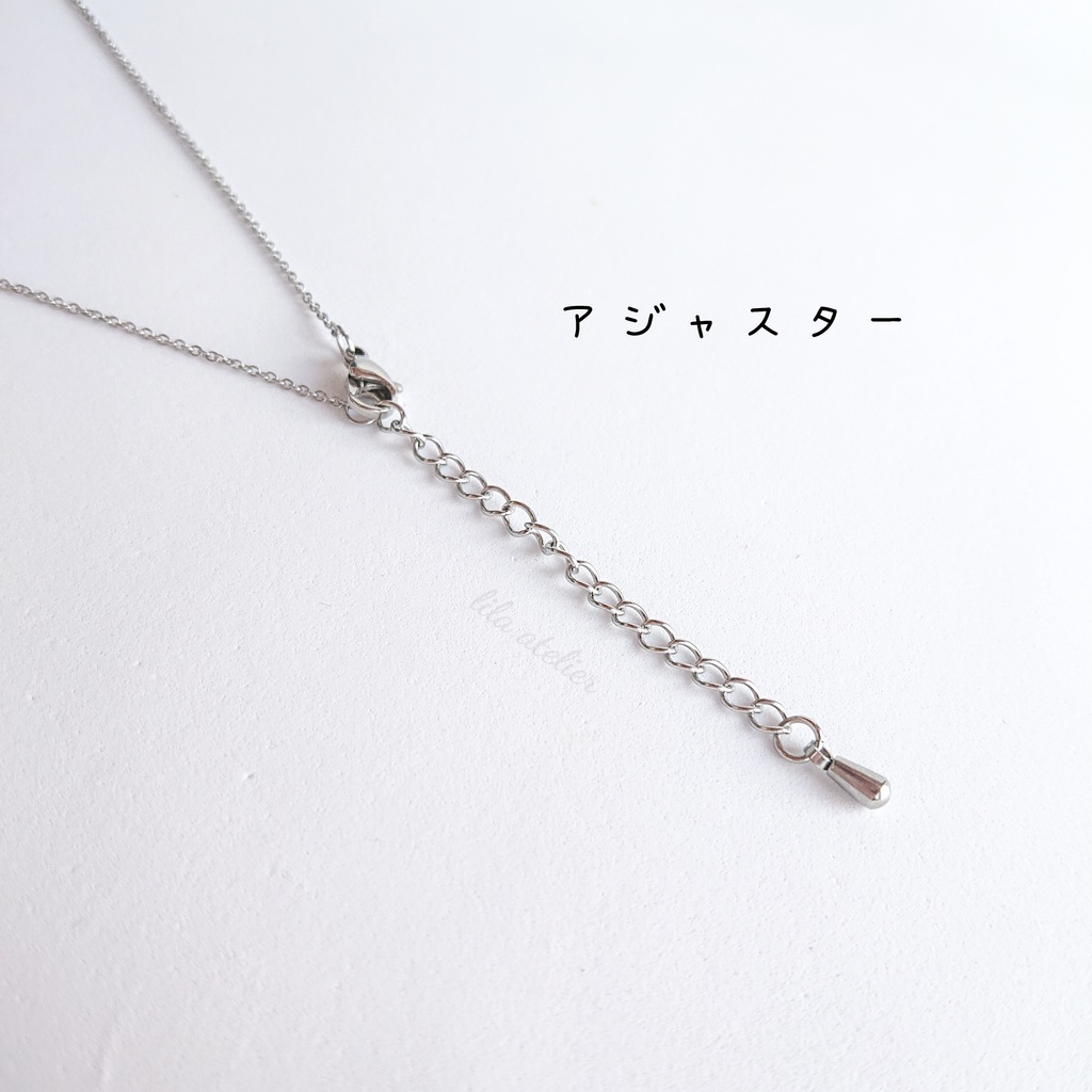 かすみ珠【秋】ペンダント(金属アレルギー対応)