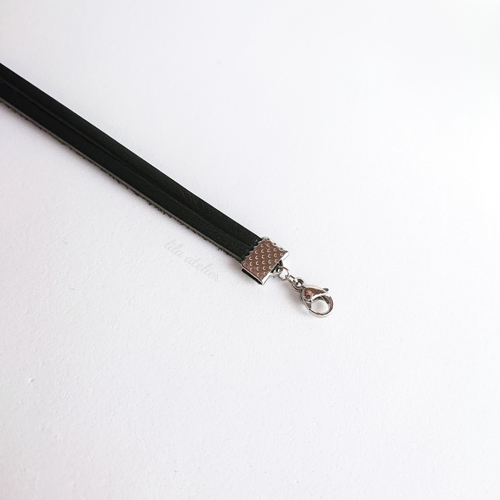 かすみ珠【秋】チョーカー(金属アレルギー対応)