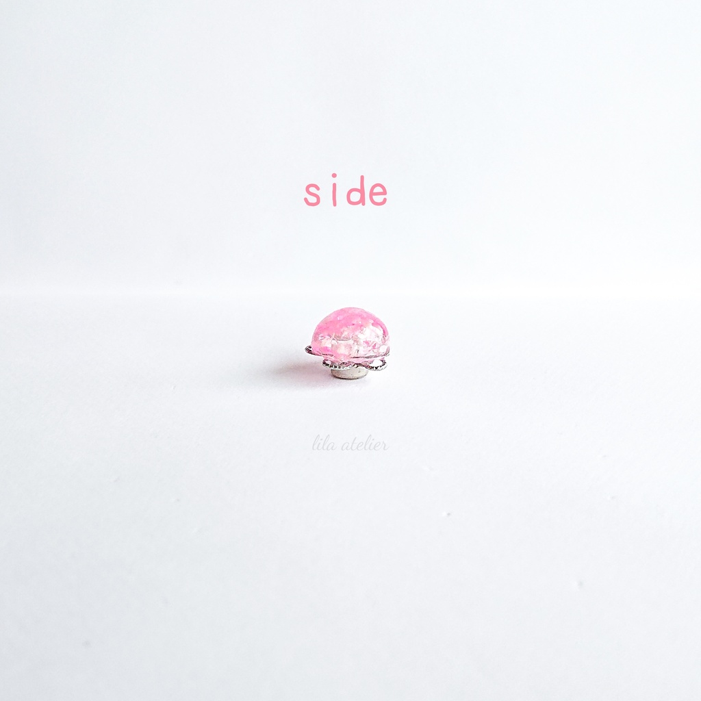 かすみ水中花【桃】マグネット(2個セット)