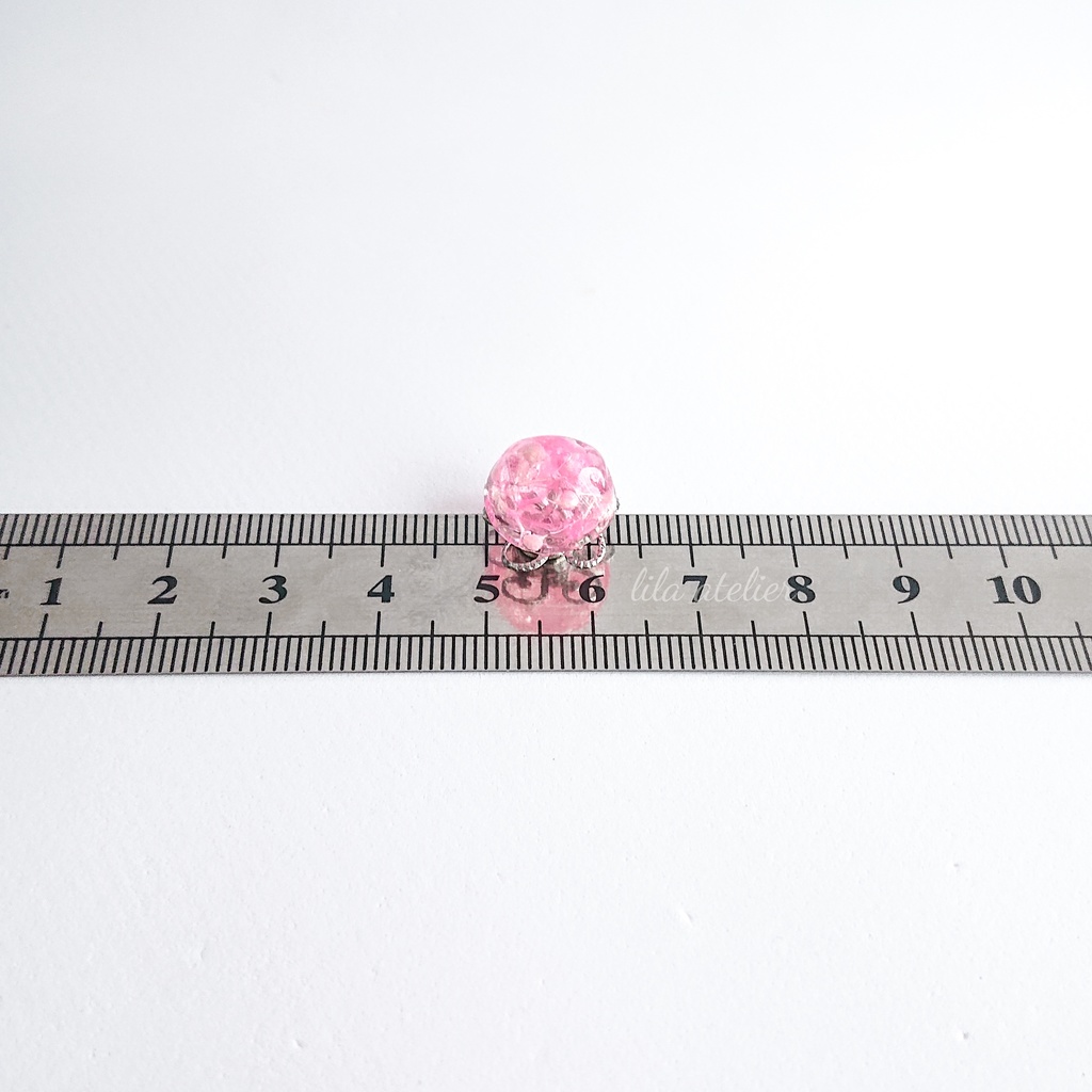 かすみ水中花【桃】マグネット(2個セット)