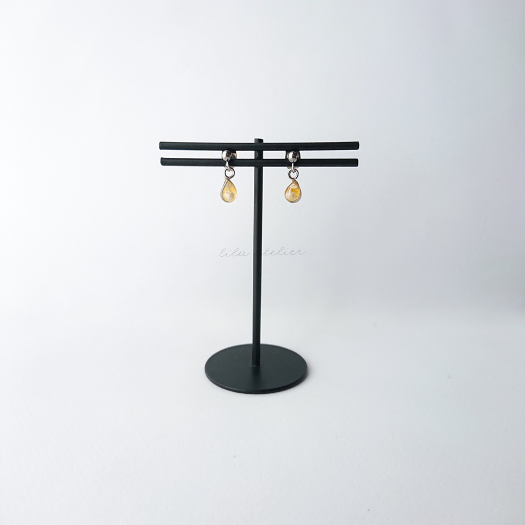 かすみ雫【秋】ピアス/イヤリング(金属アレルギー対応)