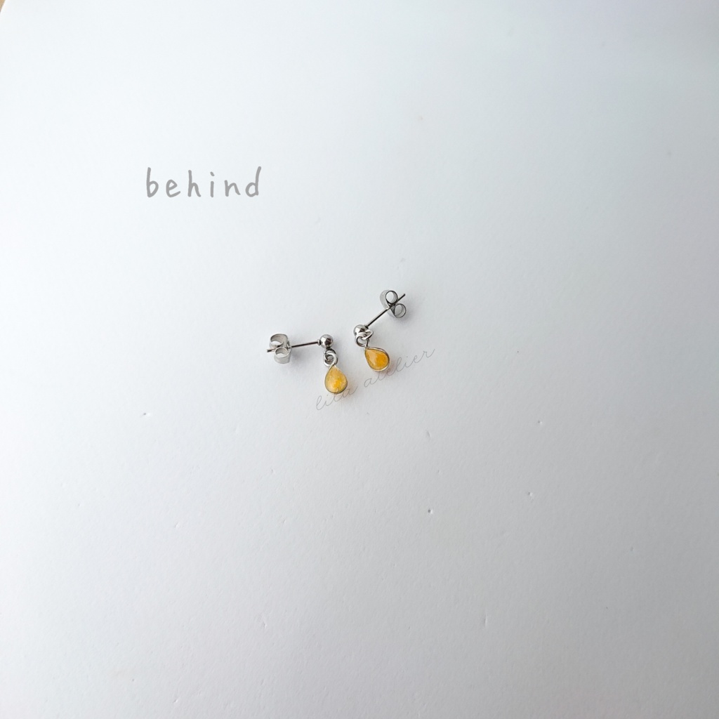 かすみ雫【秋】ピアス/イヤリング(金属アレルギー対応)