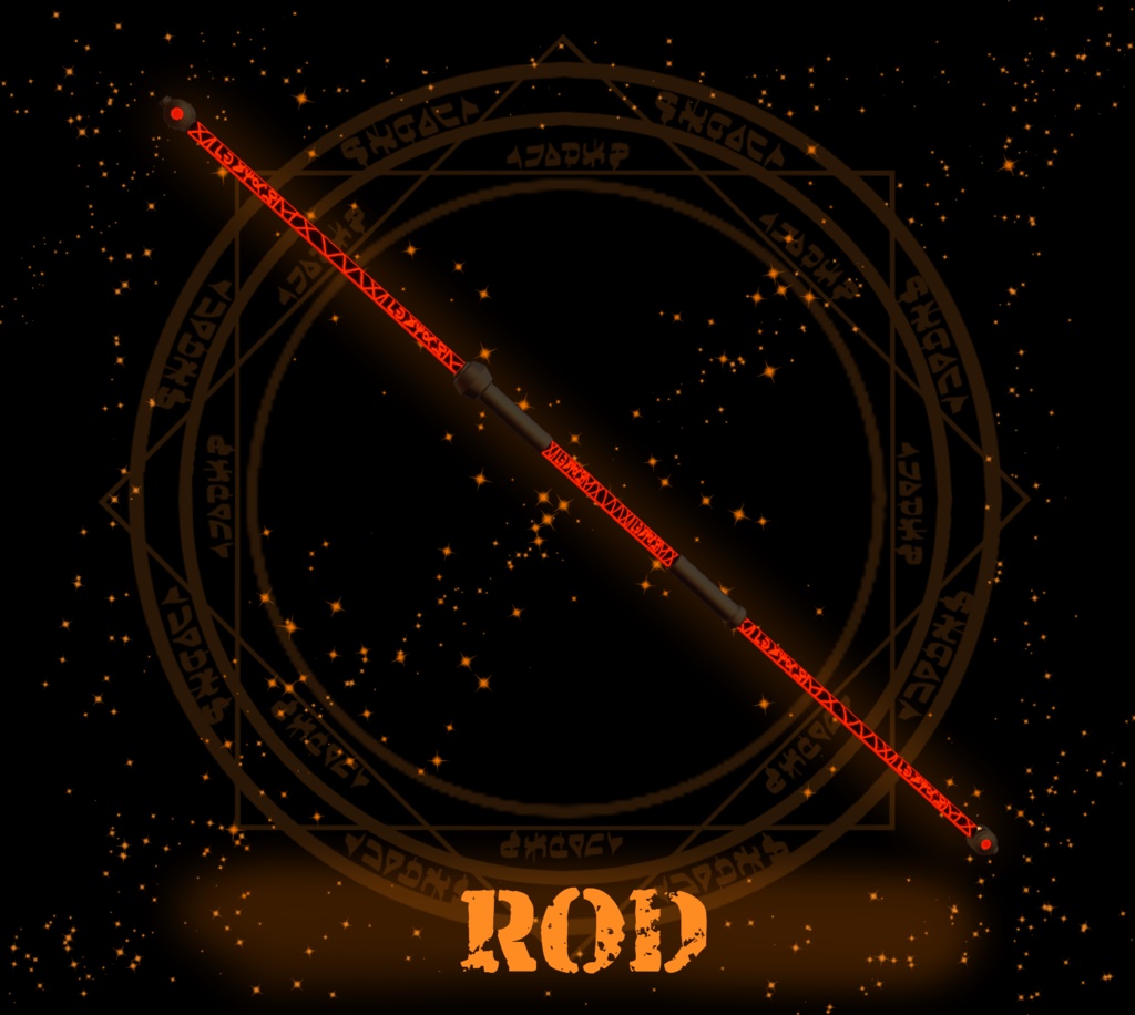 【MA対応】ウィザード・ロッド【アバター直下に入れるだけ!】