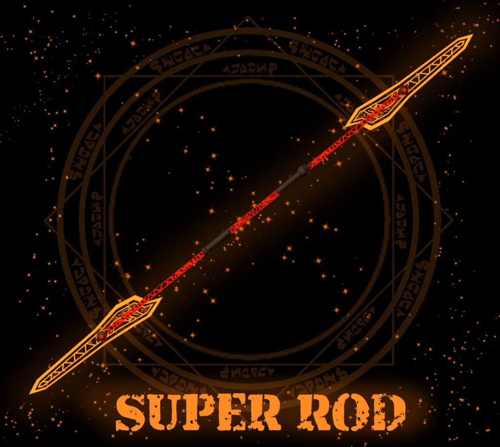 【MA対応】ウィザード・ロッド【アバター直下に入れるだけ!】