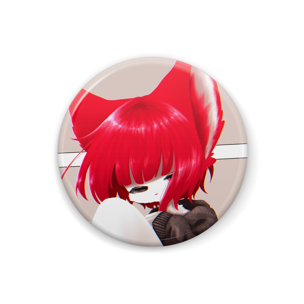 紅茶の受け皿缶バッヂ