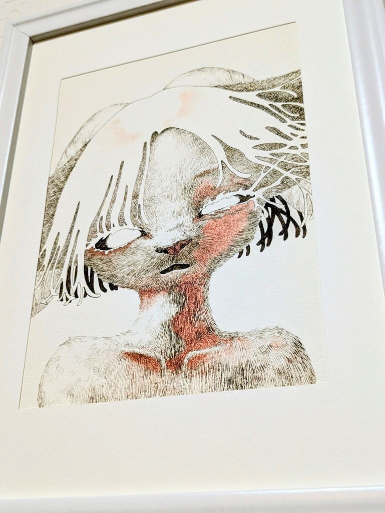 原画/痣も尚、美しく輝いて