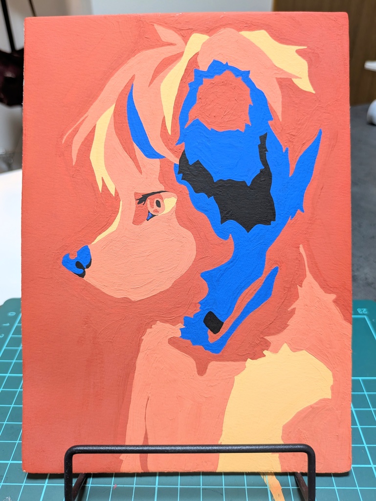 原画／色彩構成・横顔