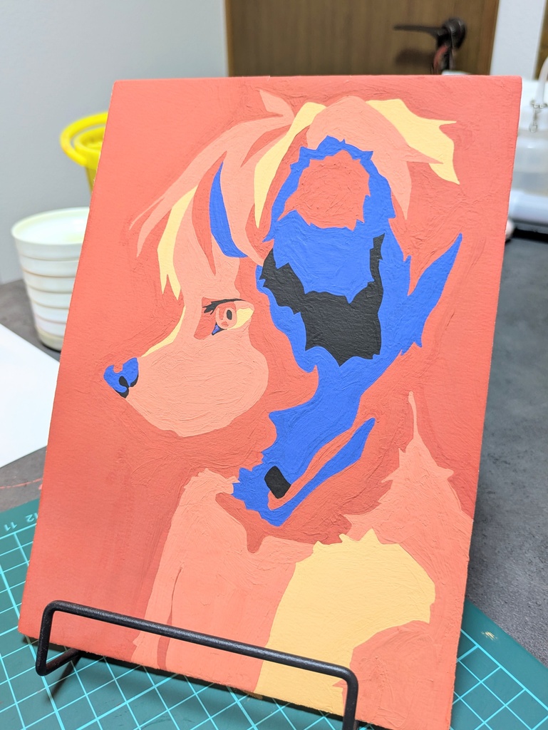 原画/色彩構成・横顔