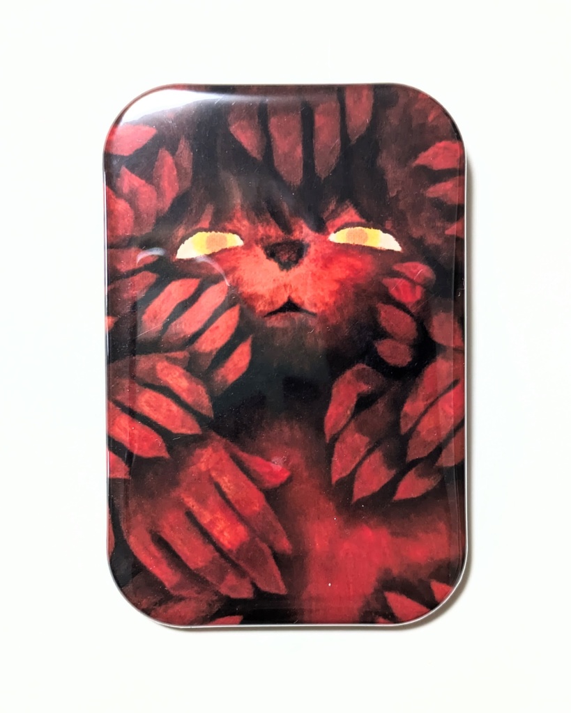 缶バッヂ／飲み込まれる