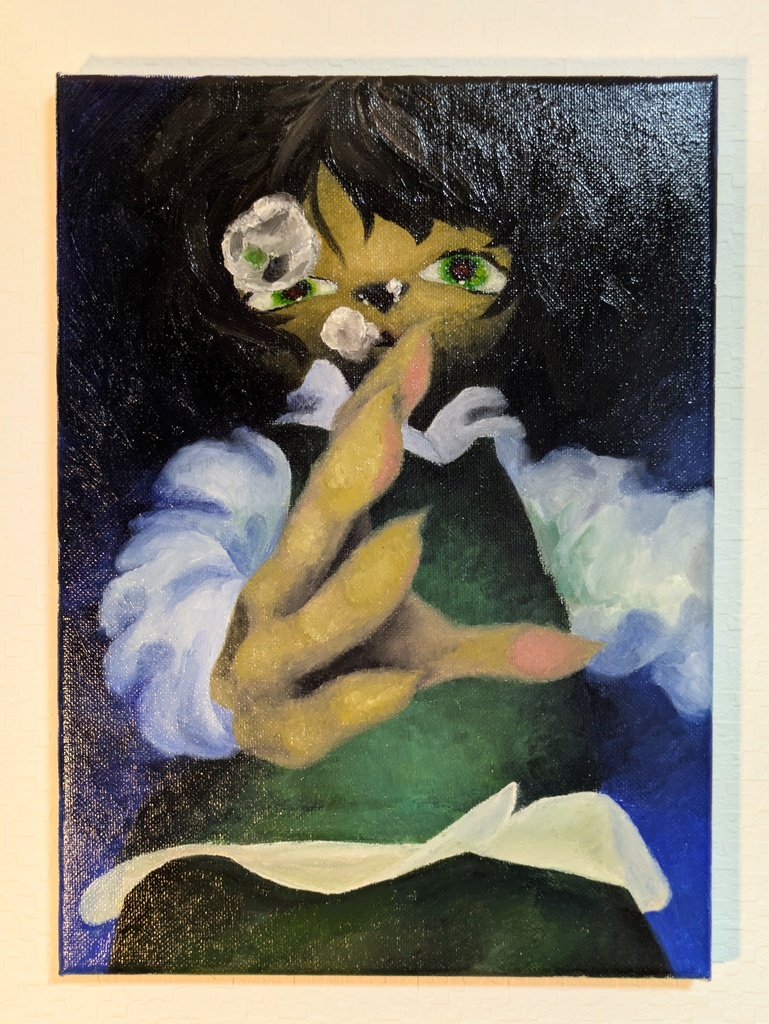 油画／沈む