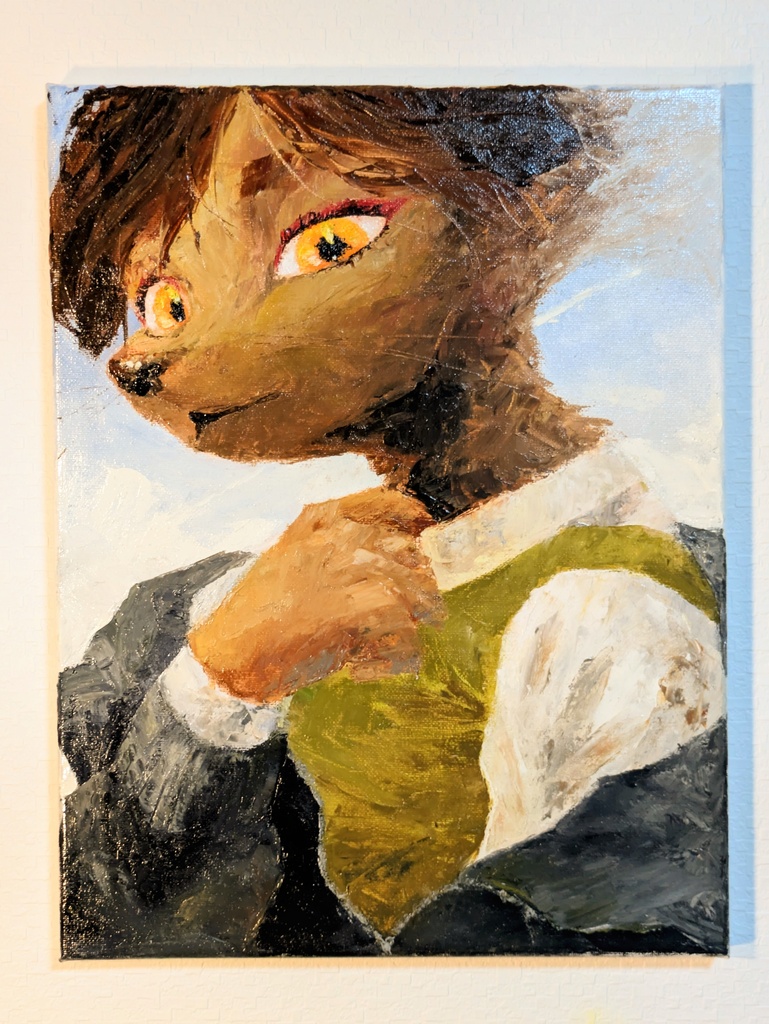 油画／おしゃれの季節