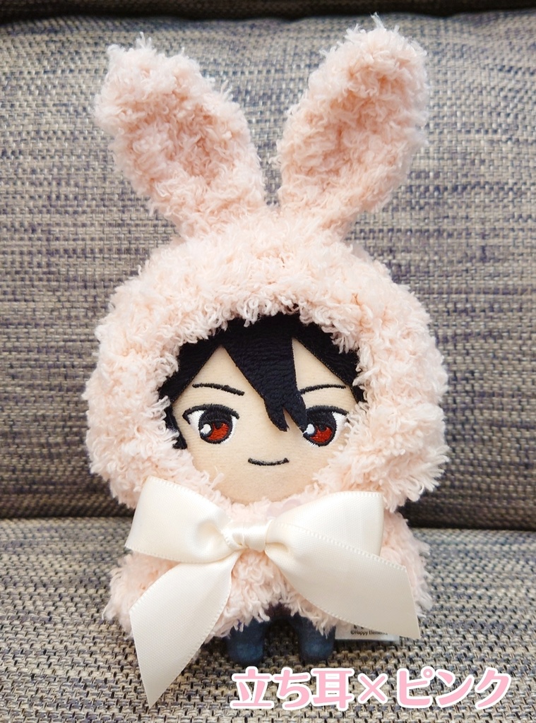 もこもこうさぎさんケープ ぬい服 LGあんスタぬい用