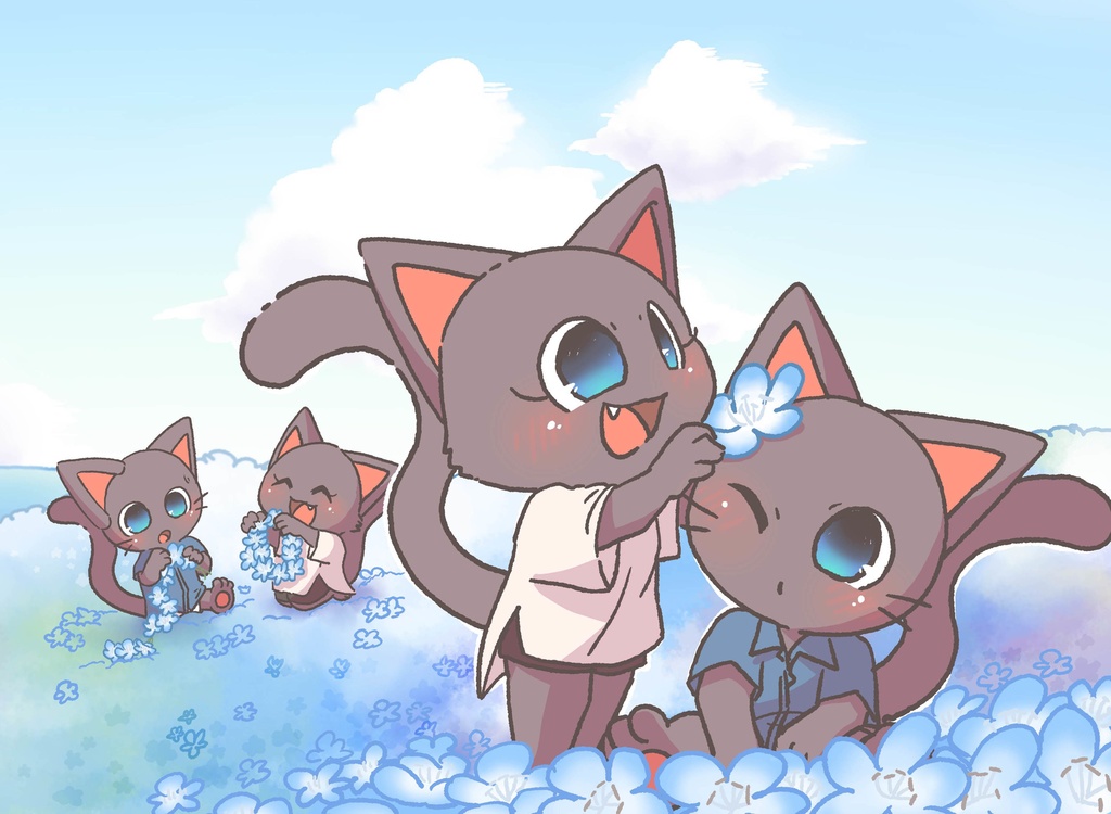 ネモフィラのうみを