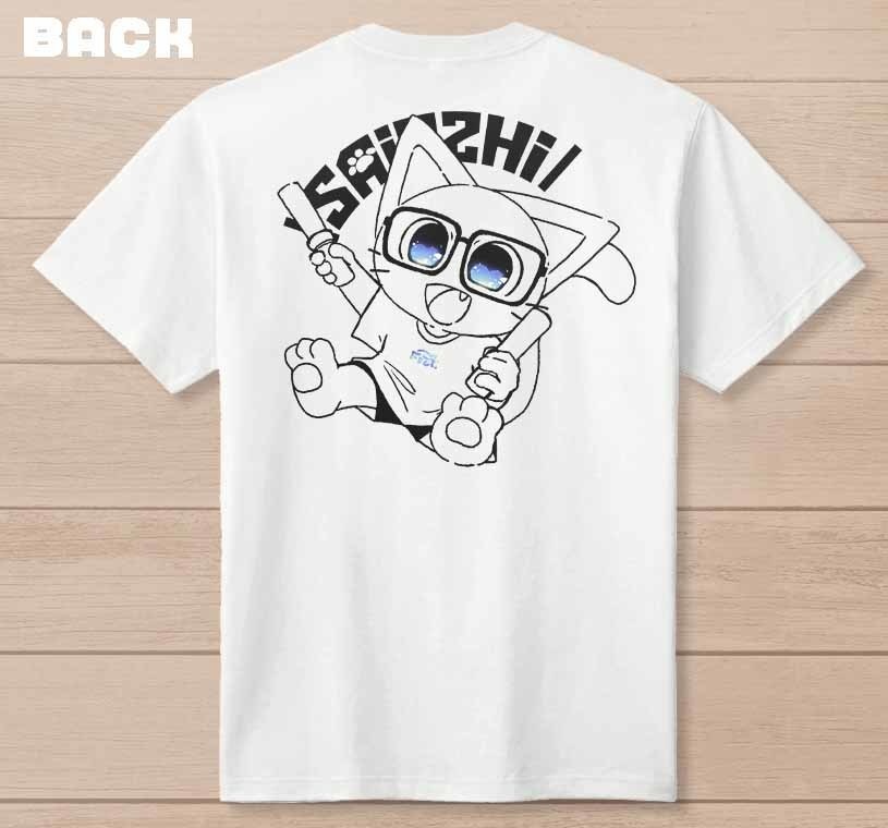 ぽふぃにゃあーTシャツ(ホワイト)