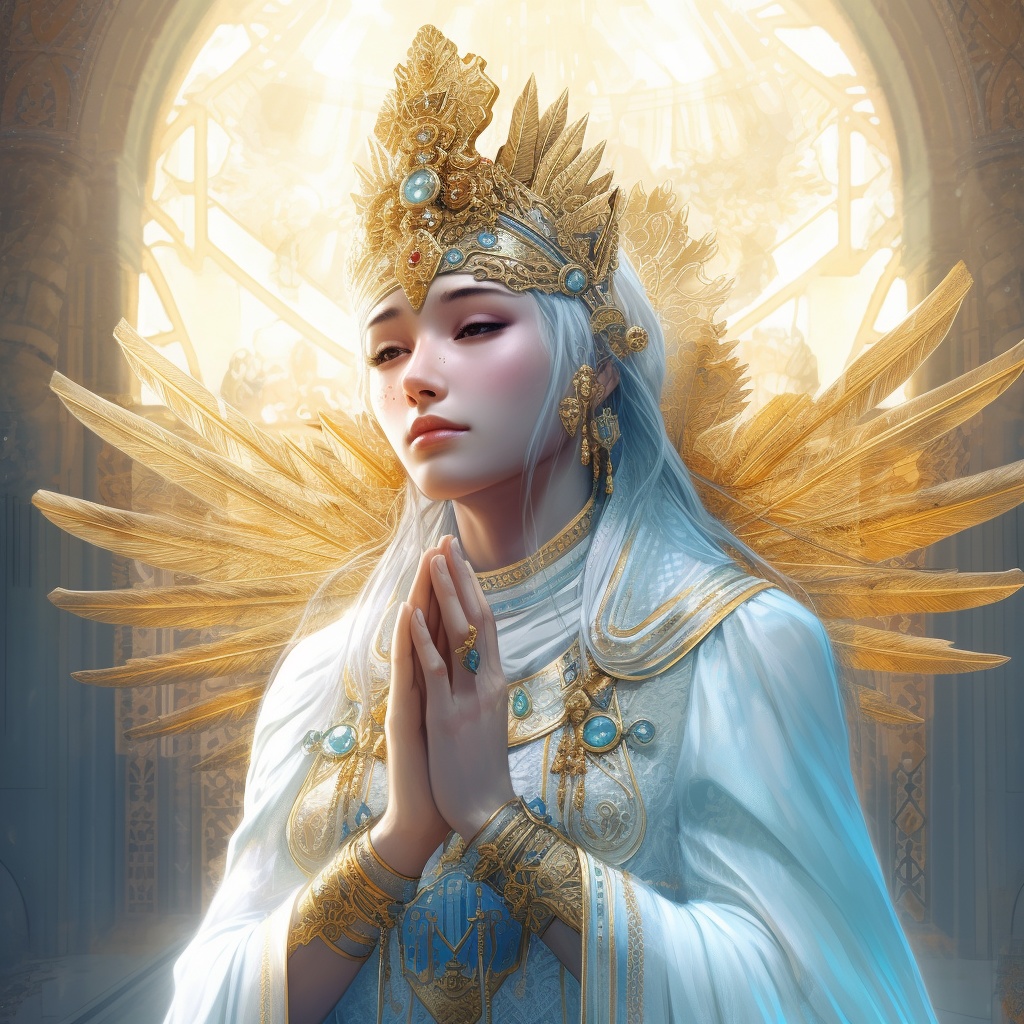 祈る天使Tシャツ