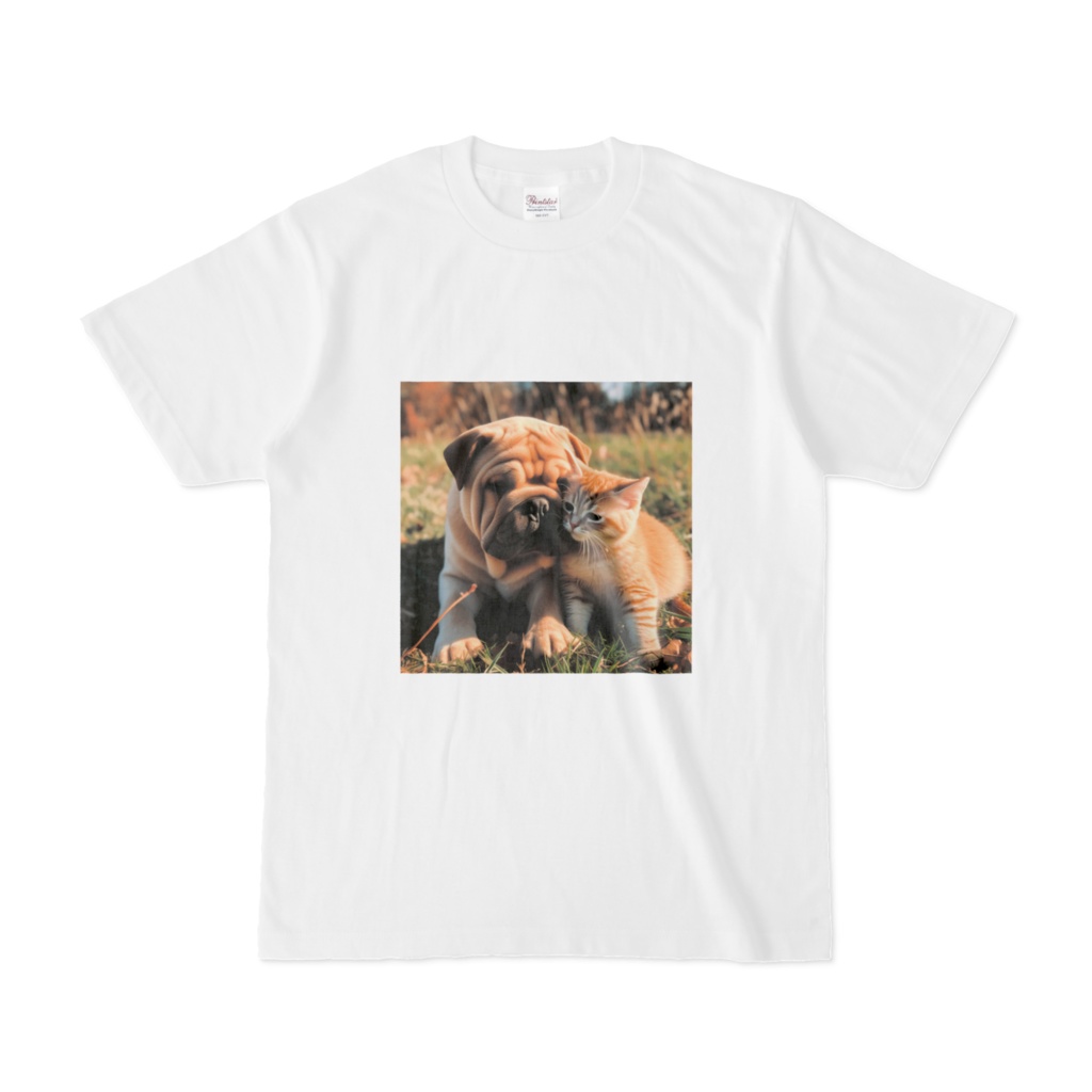 犬と猫Tシャツ
