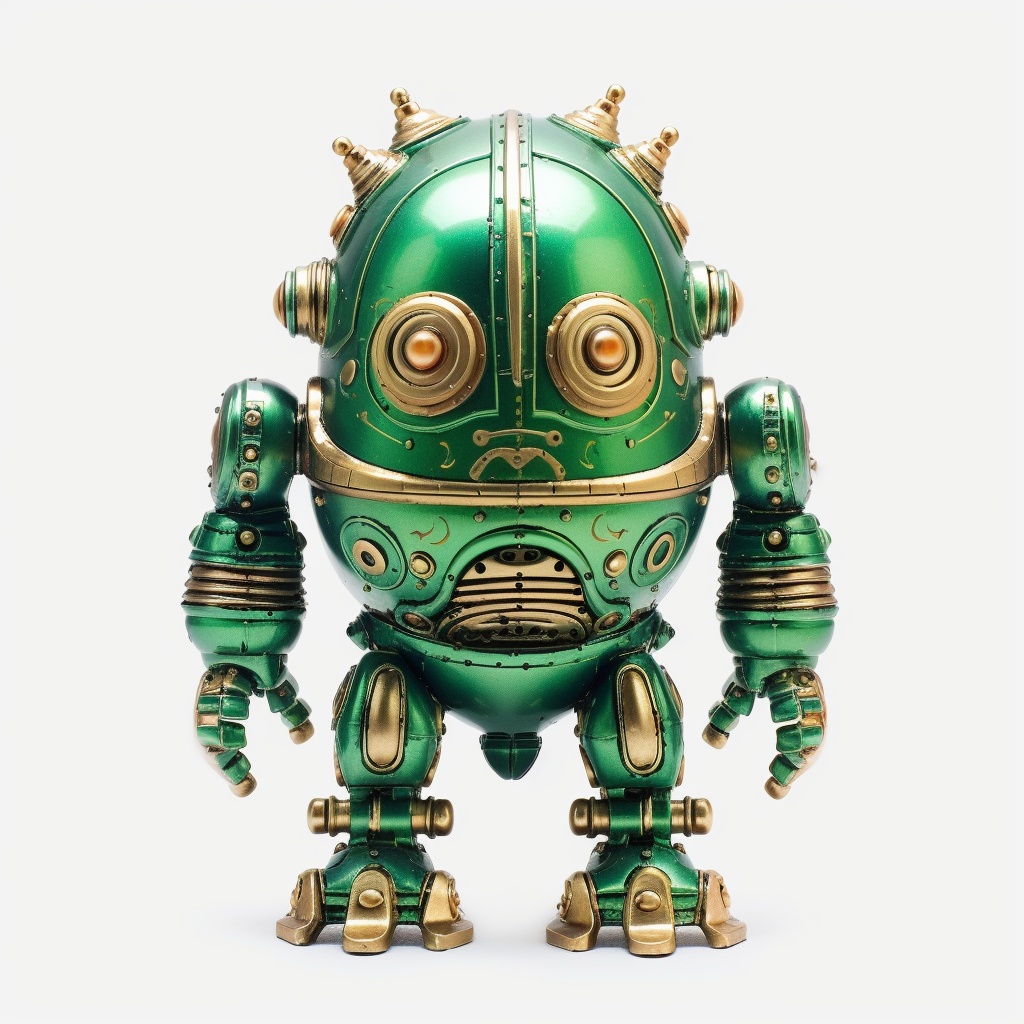 グリーンロボットスマホリング