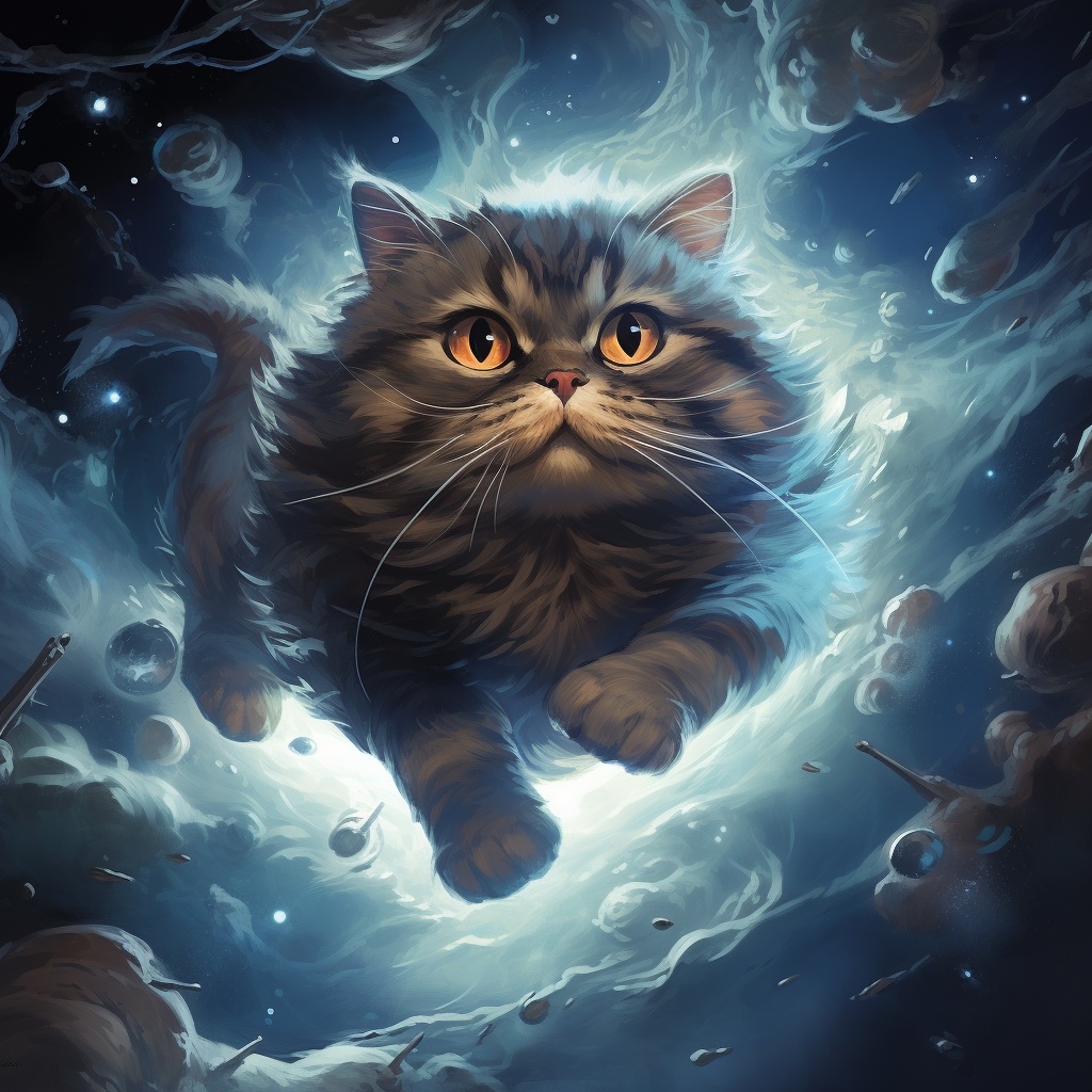 宇宙遊泳ねこサコッシュ