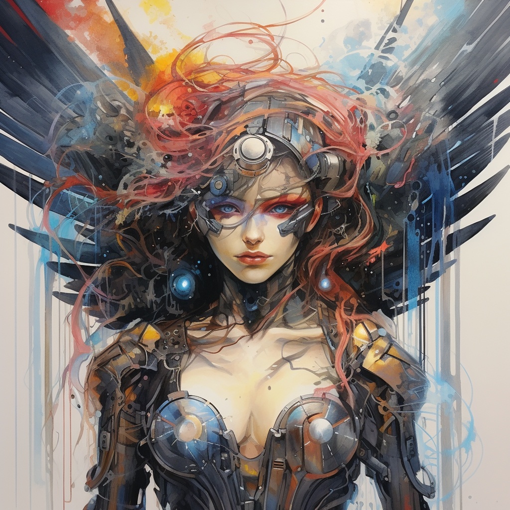 サイボーグ天使Tシャツ