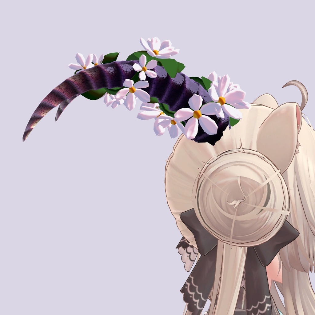 【VRChat想定】花蔓の角(ツノ)|Modular Avatar 対応