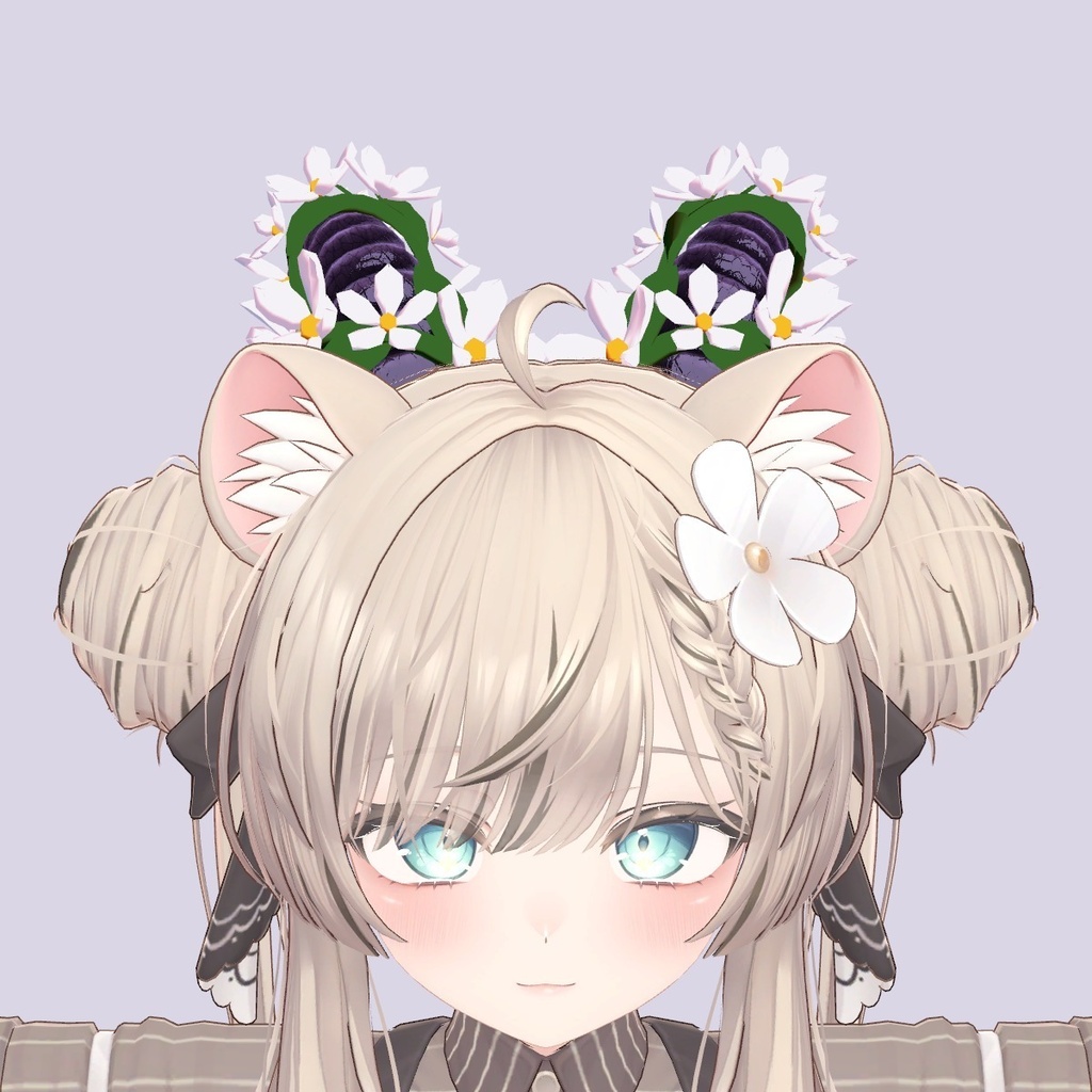 【VRChat想定】花蔓の角(ツノ)|Modular Avatar 対応
