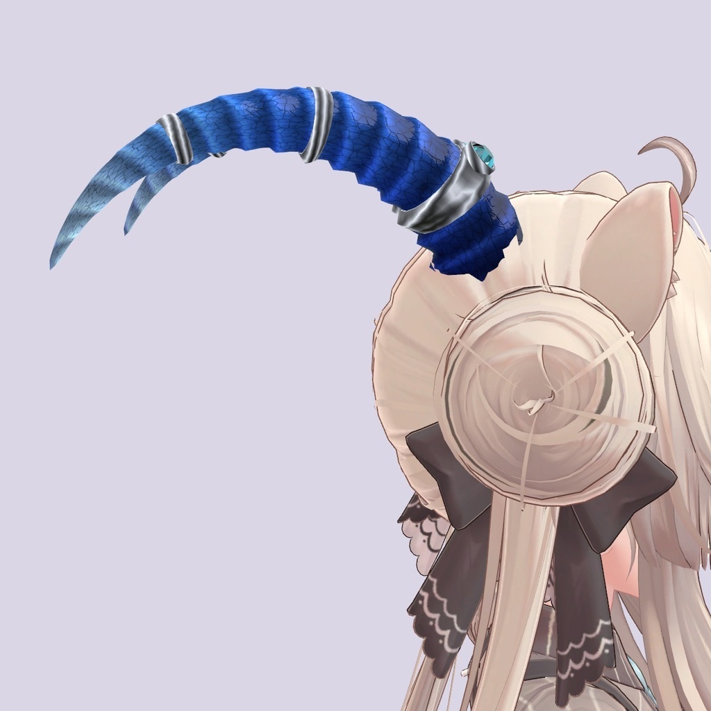 【VRChat想定】宝石の角(ツノ)3色セット|Modular Avatar 対応