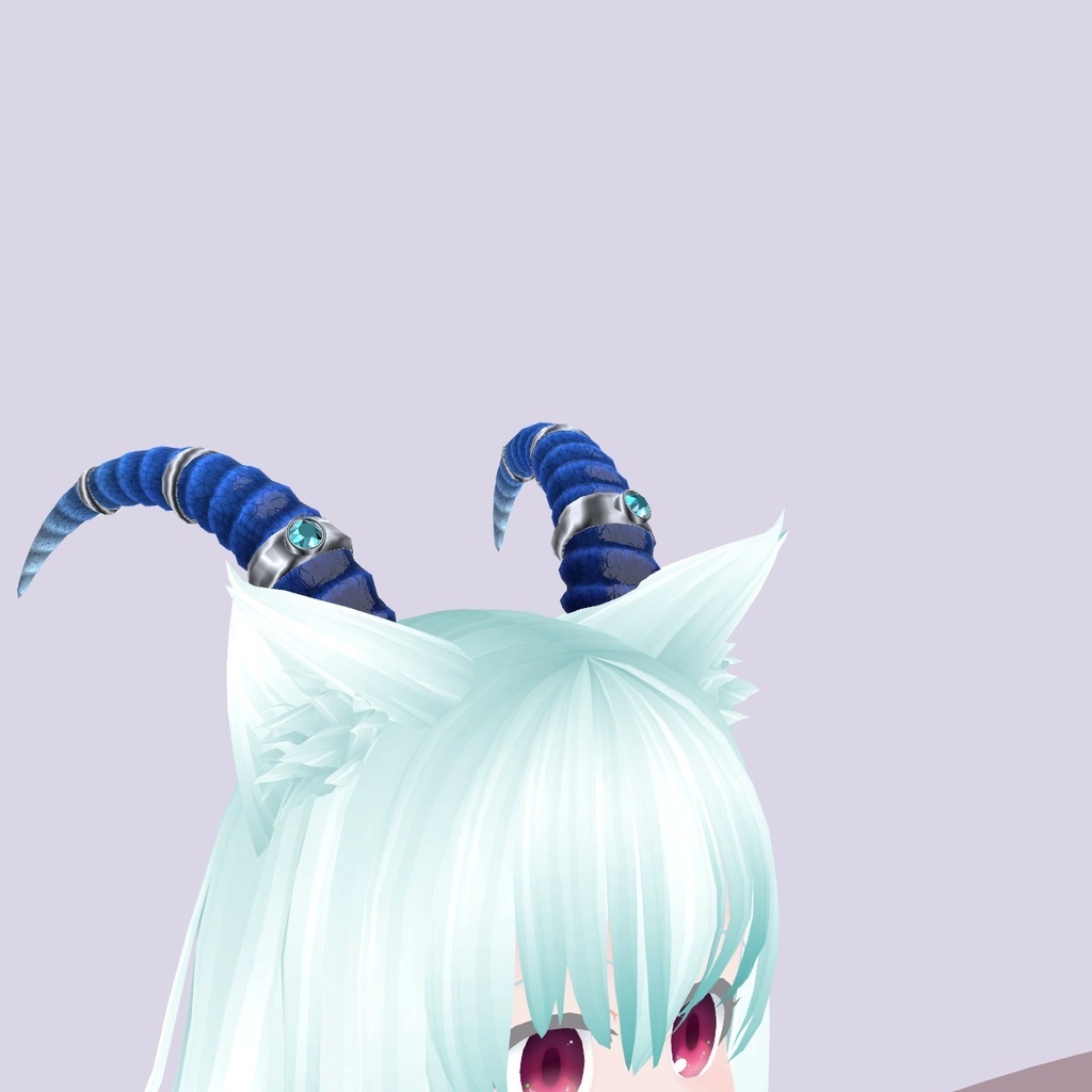 【VRChat想定】宝石の角(ツノ)3色セット|Modular Avatar 対応