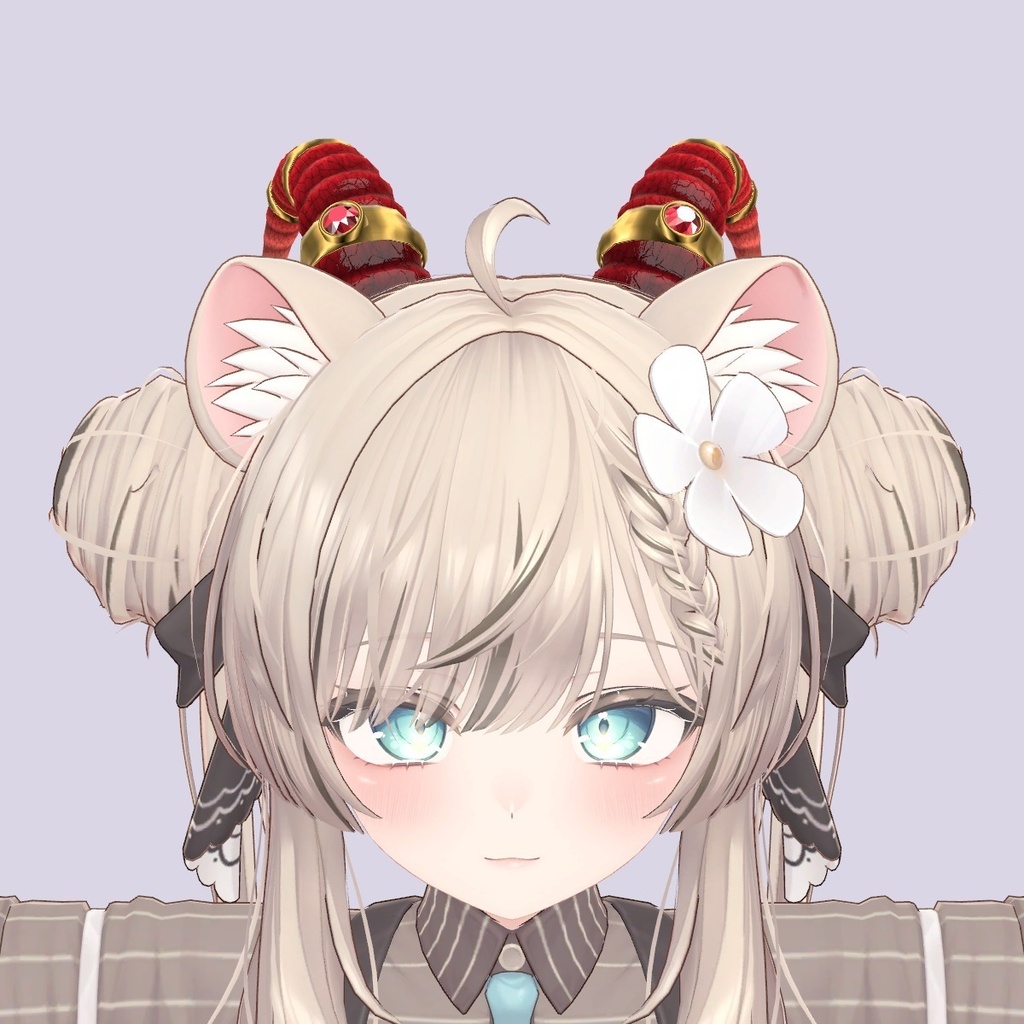【VRChat想定】宝石の角(ツノ)3色セット|Modular Avatar 対応