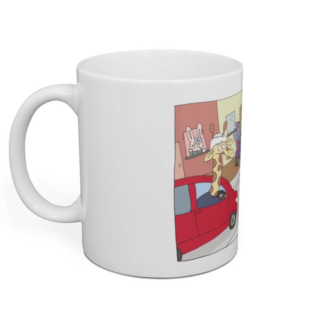 アニマルマグカップ『冬の街並み』