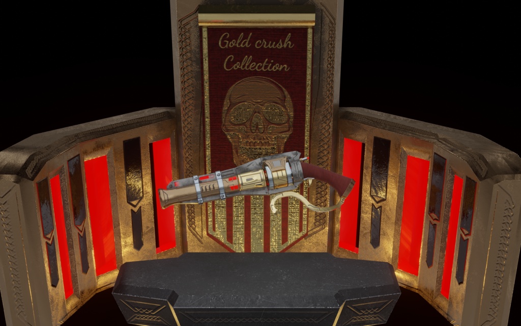 Golden Crush weapon pack, full collection