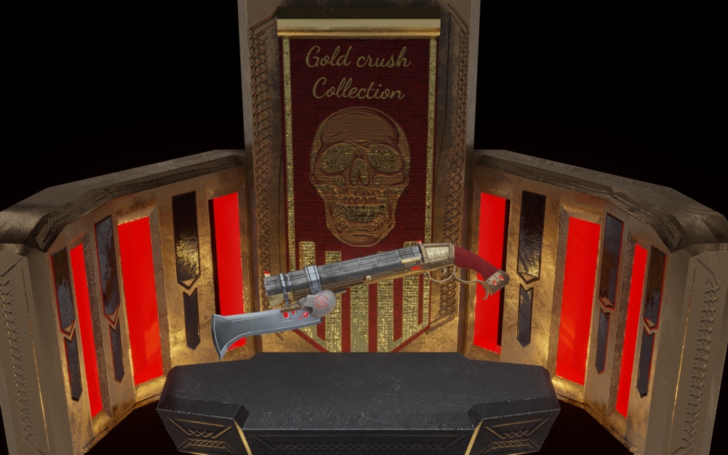 Golden Crush weapon pack, full collection
