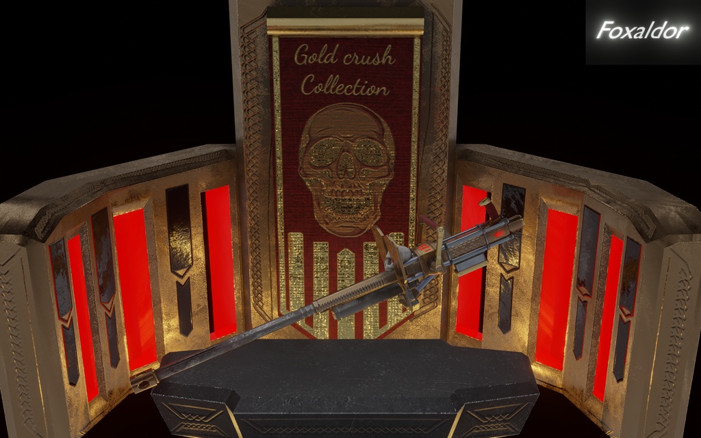 Golden Crush weapon pack, full collection