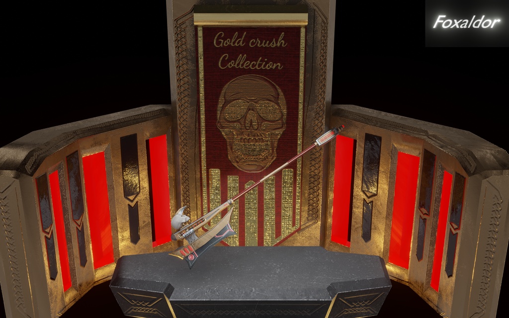 Golden Crush weapon pack, full collection