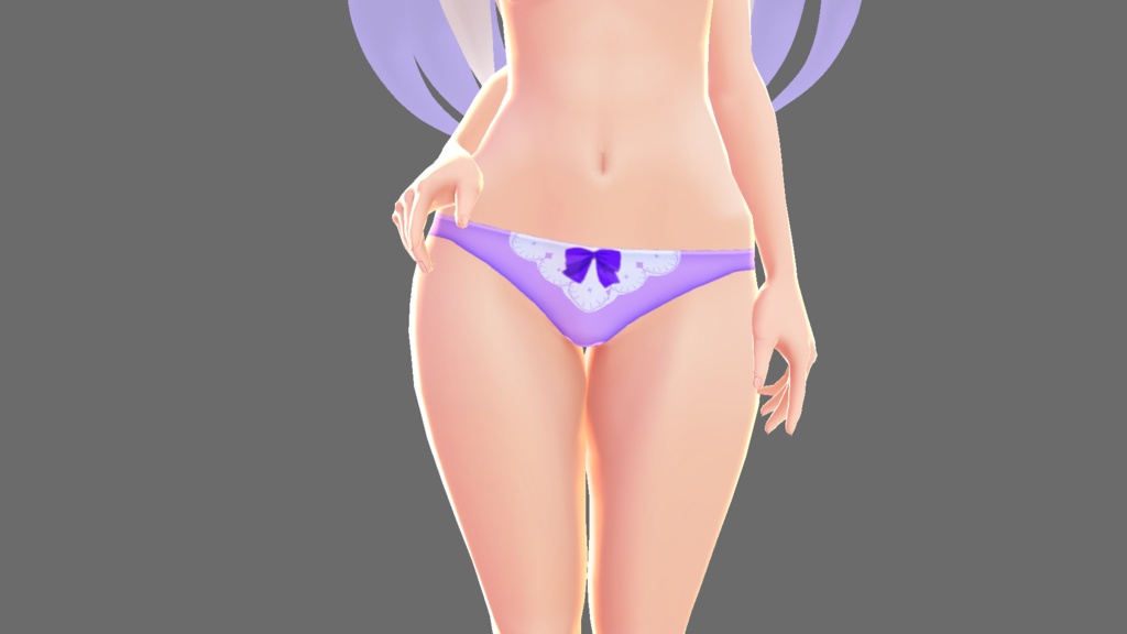 【VRoid】Purple panties