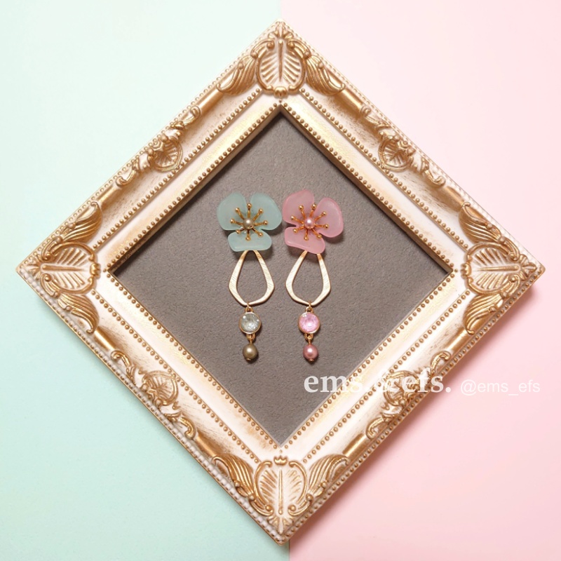 留伊 ピアス・イヤリング No.5