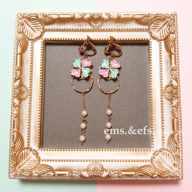 留伊 ピアス・イヤリング No.3