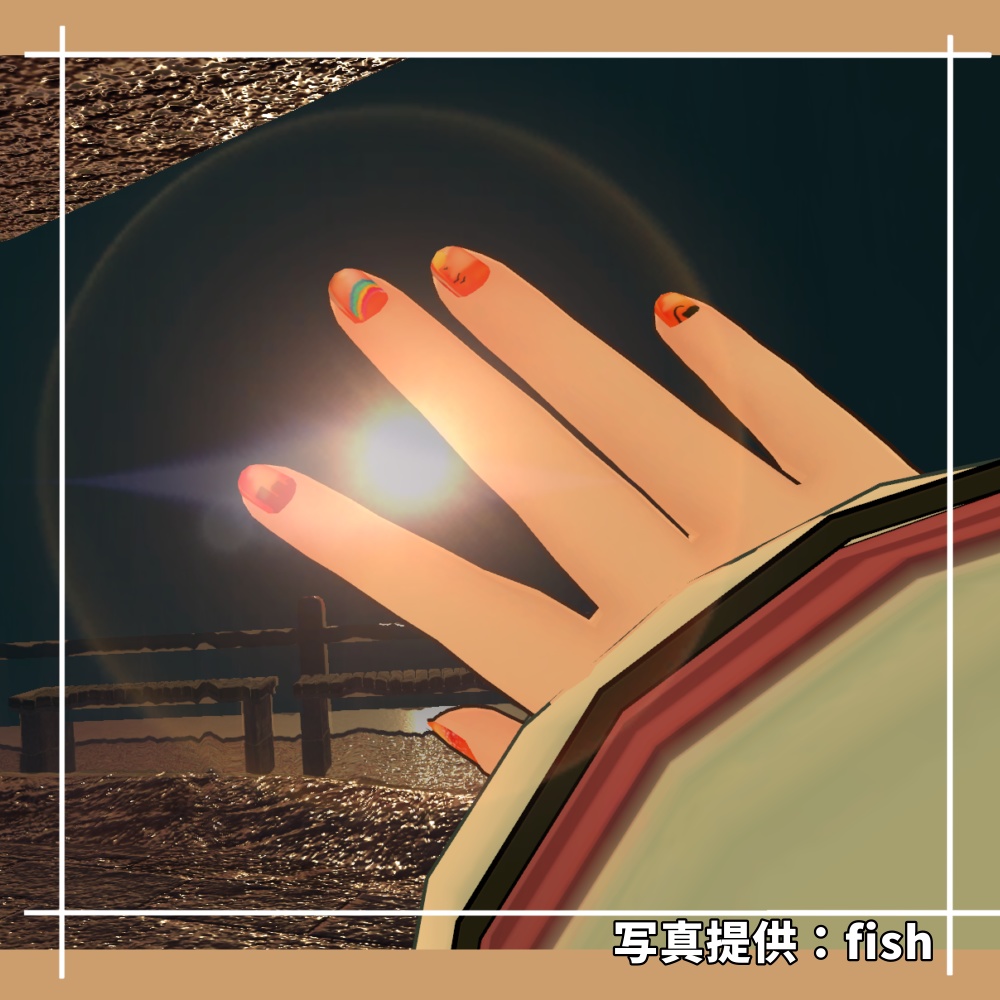 #ブルーアワーネイル 【ネイルテクスチャ】