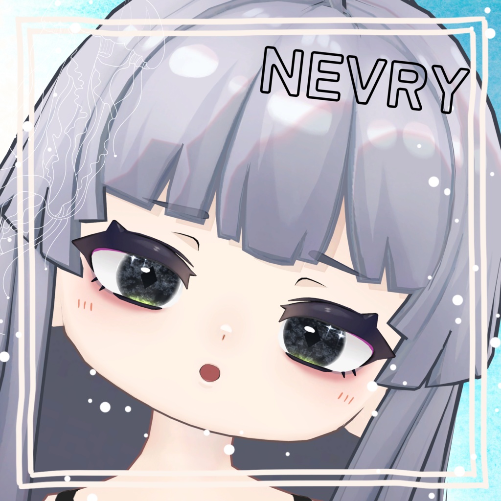 【16アバター対応】Aqua Lagoon eye texture