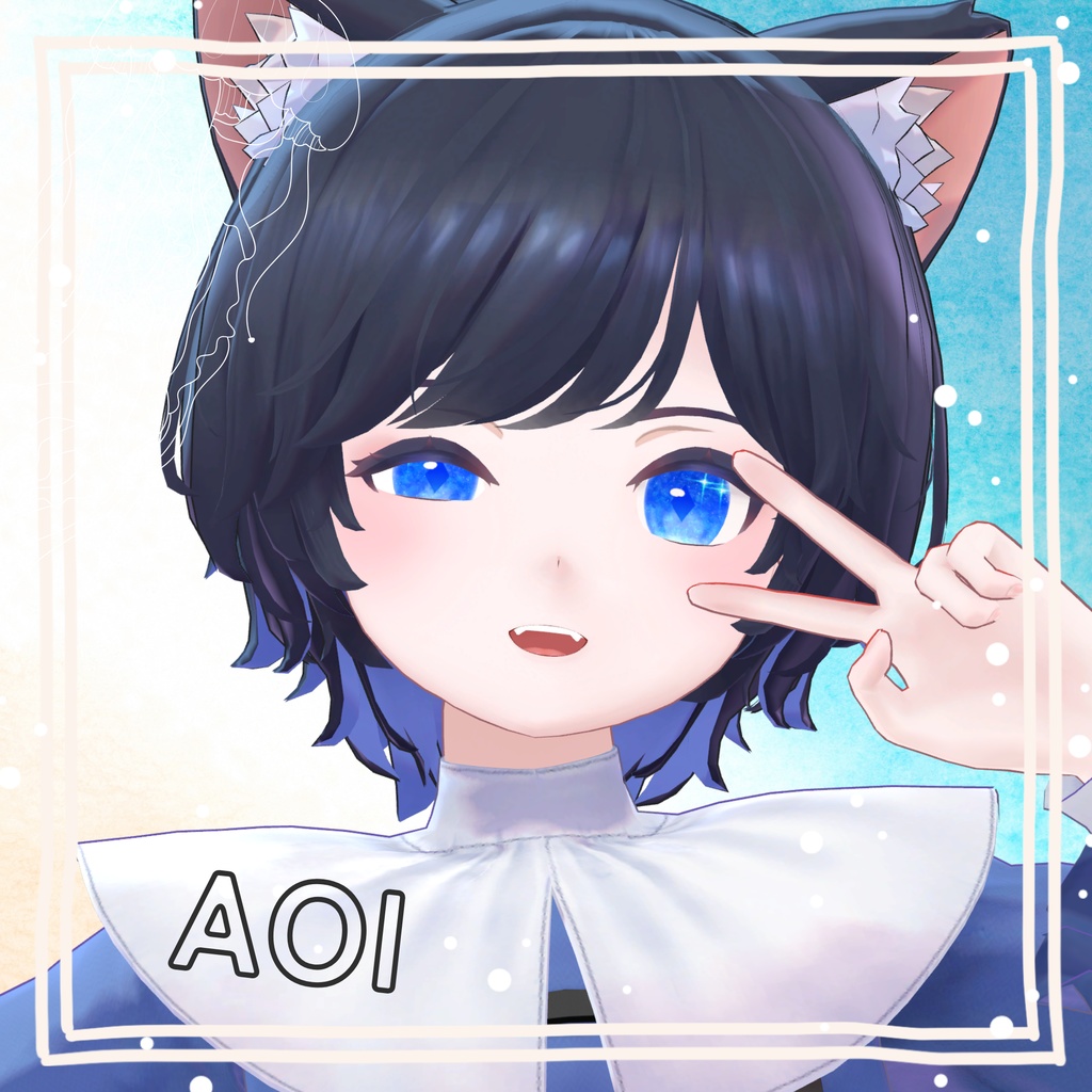 【16アバター対応】Aqua Lagoon eye texture