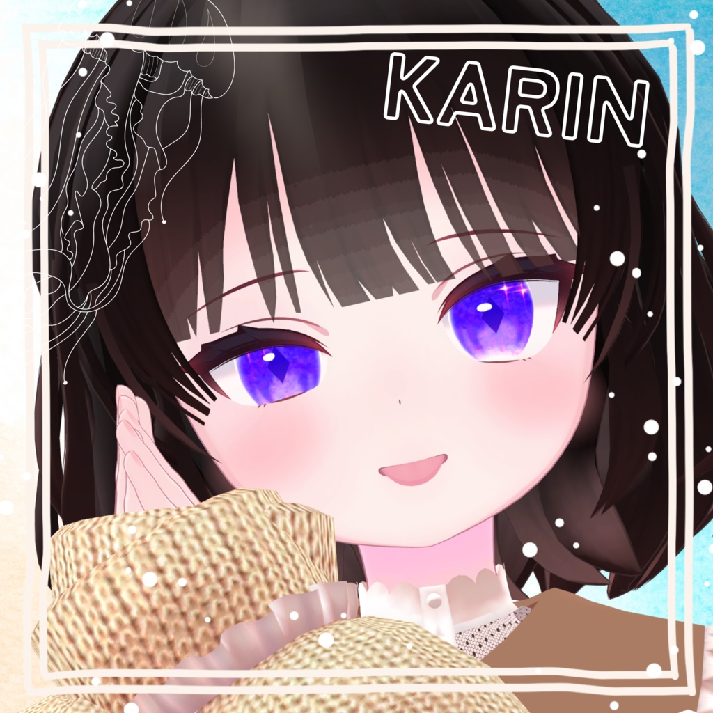 【16アバター対応】Aqua Lagoon eye texture