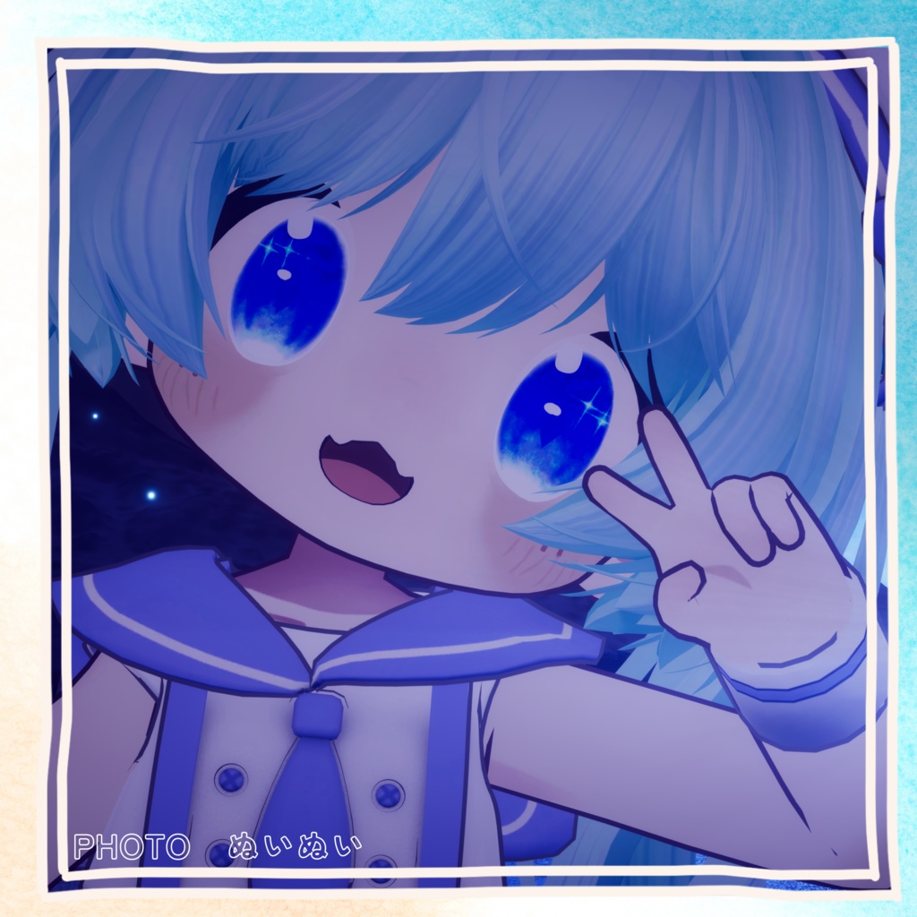 【16アバター対応】Aqua Lagoon eye texture