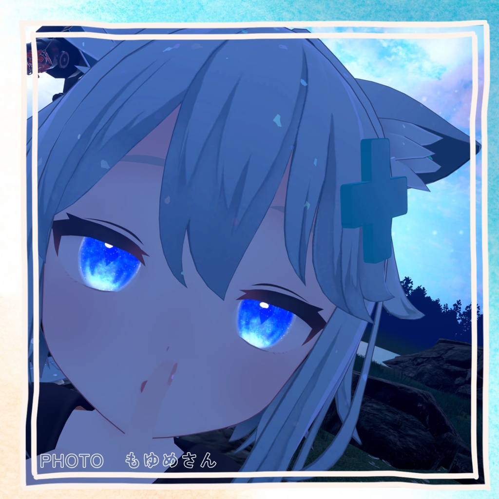 【16アバター対応】Aqua Lagoon eye texture