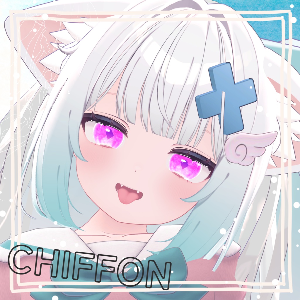 【16アバター対応】Aqua Lagoon eye texture