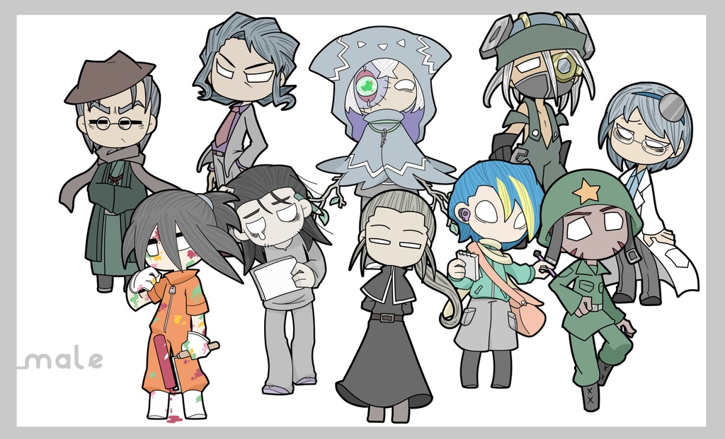 個性強めな立ち絵素材集